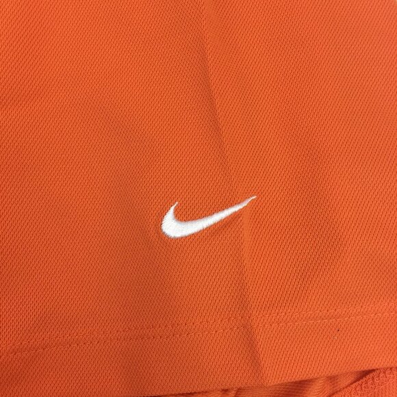 Nike Golf Mens Fit Dry Orange Polo Shirt UV Protective 128898-835 Size XXL - Picture 7 of 10